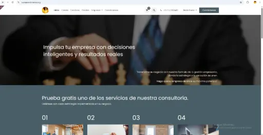 Creación de pagina web profesional